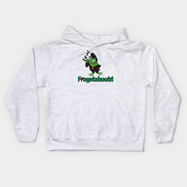 Frogetaboutit Kids Hoodie by innercoma@gmail.com